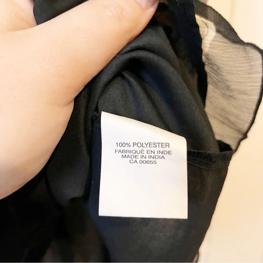 Vintage Smart Set Grey Black and Pink Strapless Dress. Size Large. - Picture 6 of 10